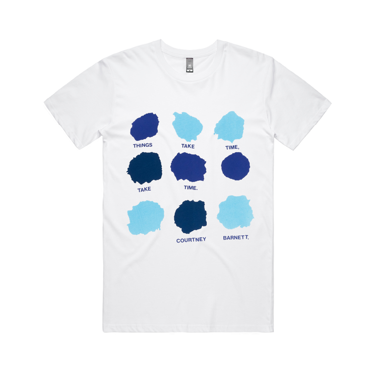 Courtney Barnett / 'Things Take Time, Take Time' White T Shirt