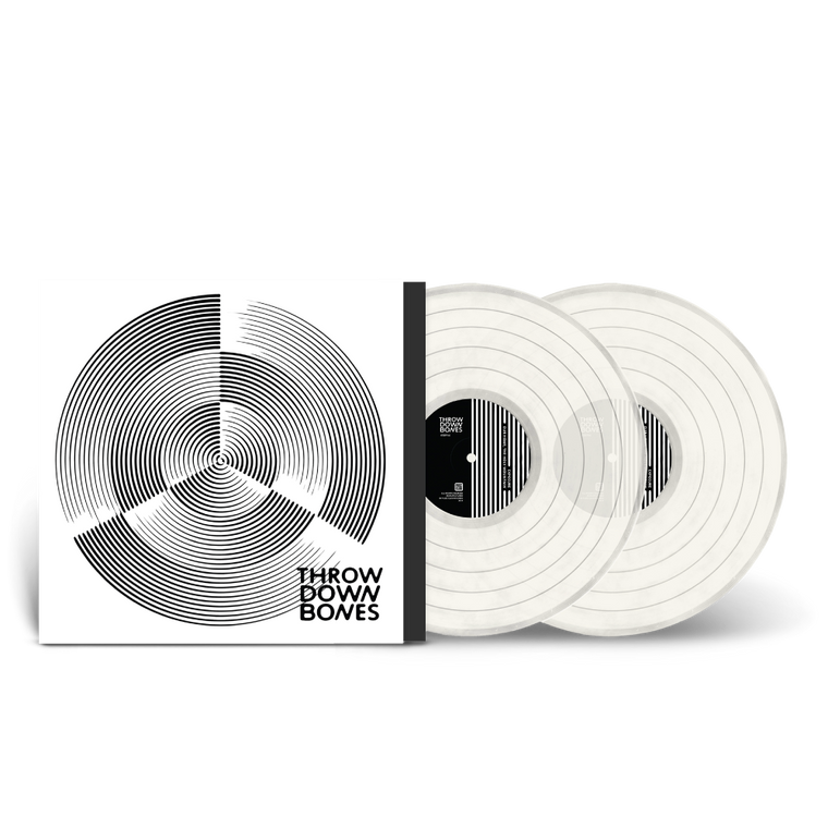 Throw Down Bones / S/T 180g Double LP Frosted  Clear Vinyl