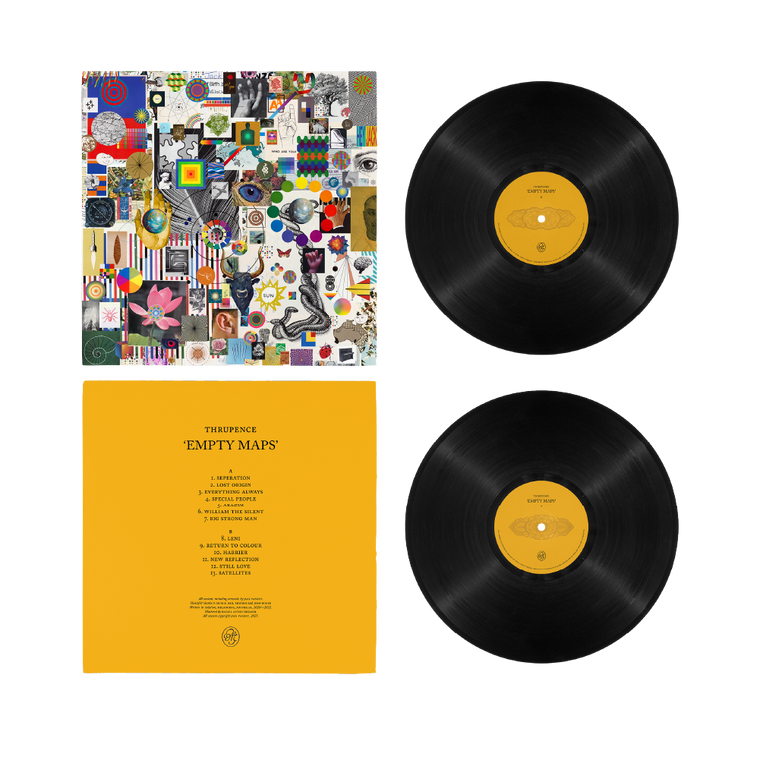 Thrupence / Empty Maps 12" Black Vinyl