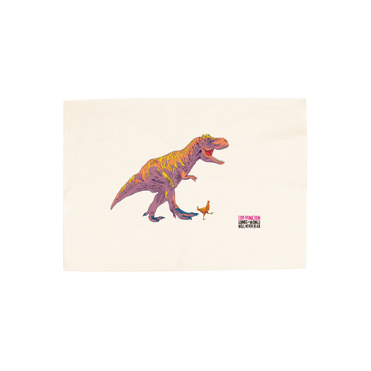 Tim Minchin / T-Rex Chicken Teatowel