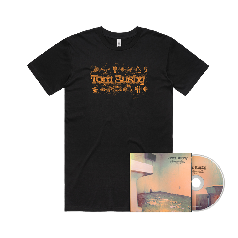 Tom Busby / Rockhampton Hangover Signed CD & Black T-Shirt ***PRE-ORDER***