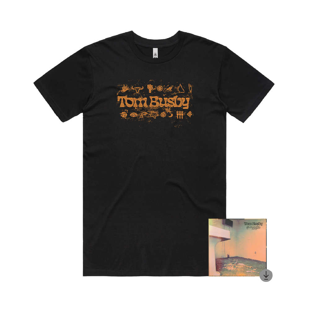 Tom Busby / Tom Busby Black T-Shirt + Digital Download ***PRE-ORDER***