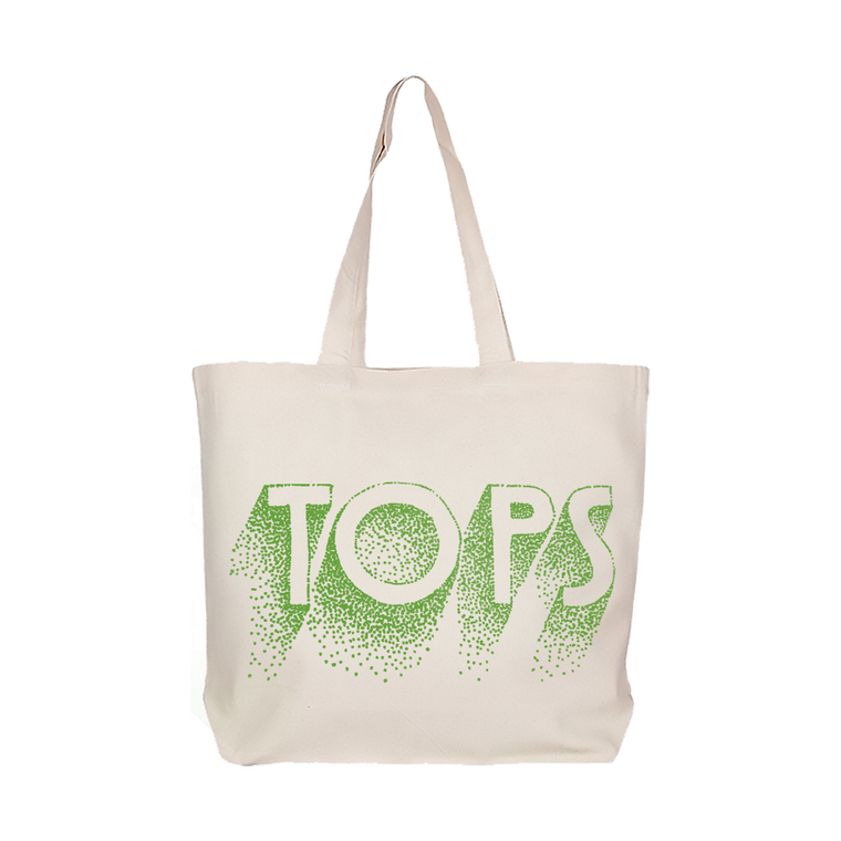 TOPS / Stipple Logo Natural Tote Bag