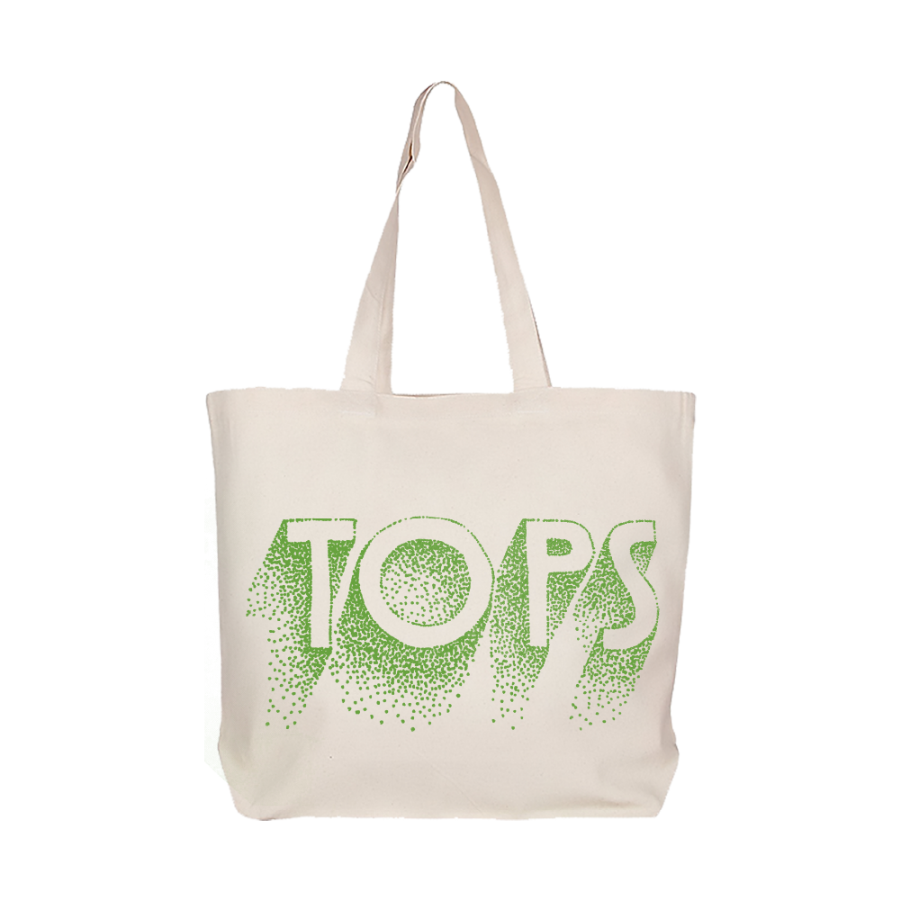 TOPS / Stipple Logo Natural Tote Bag