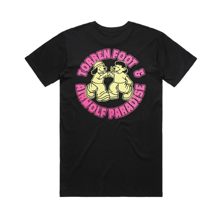 TORREN FOOT x AIRWOLF PARADISE / Black T-Shirt