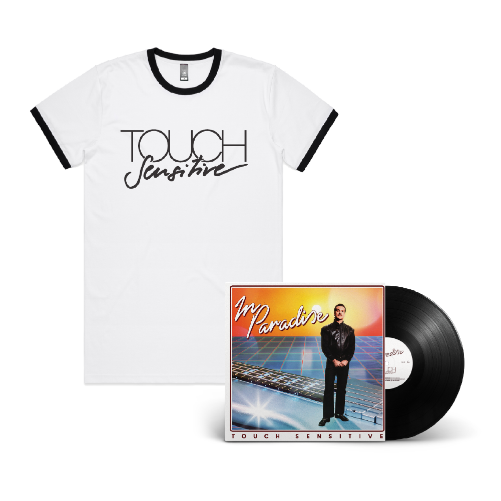 Touch Sensitive / In Paradise LP & Ringer Tee Bundle