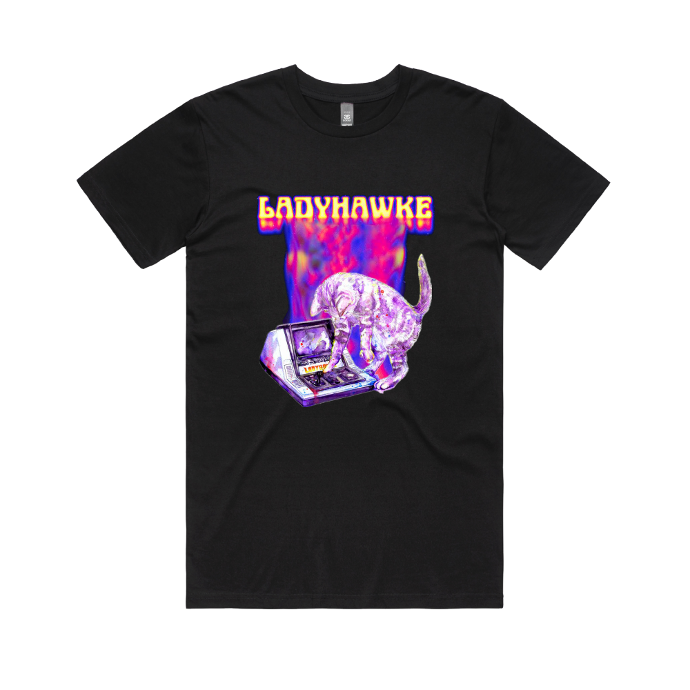 Ladyhawke / Tour Cat Black Tee