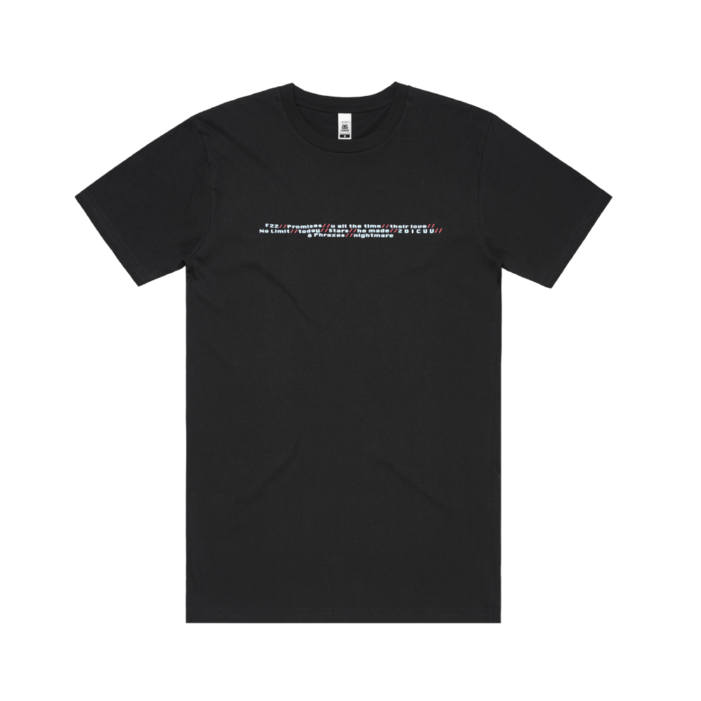 Tirzah / Tour Tee Black