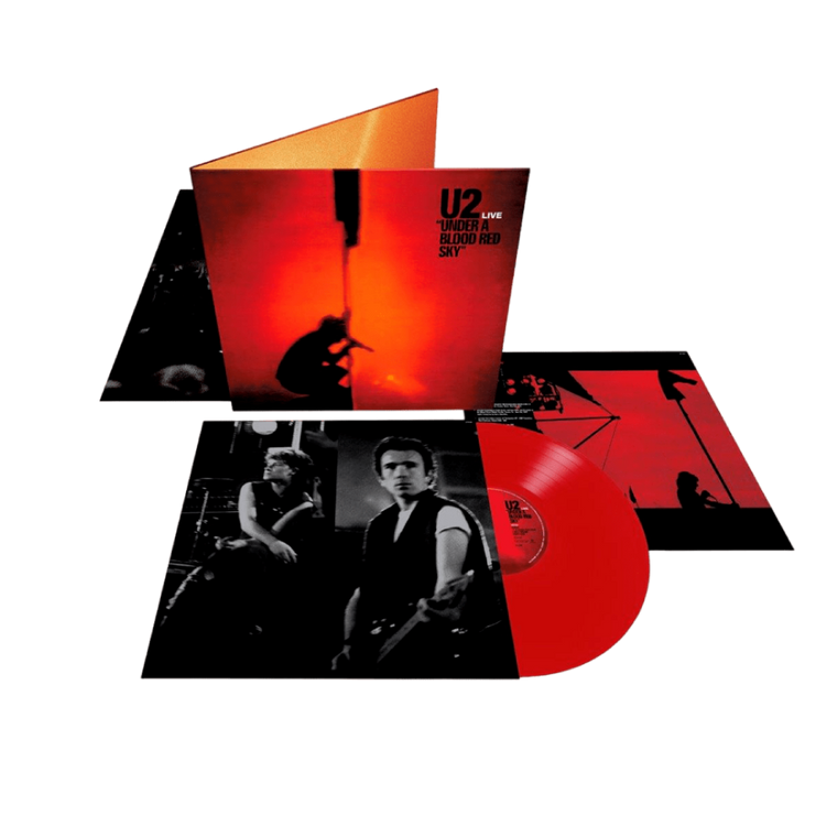 U2 / Live "Under A Blood Red Sky" LP Red Vinyl