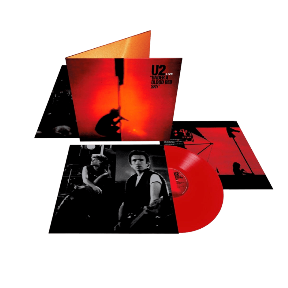 U2 / Live "Under A Blood Red Sky" LP Red Vinyl