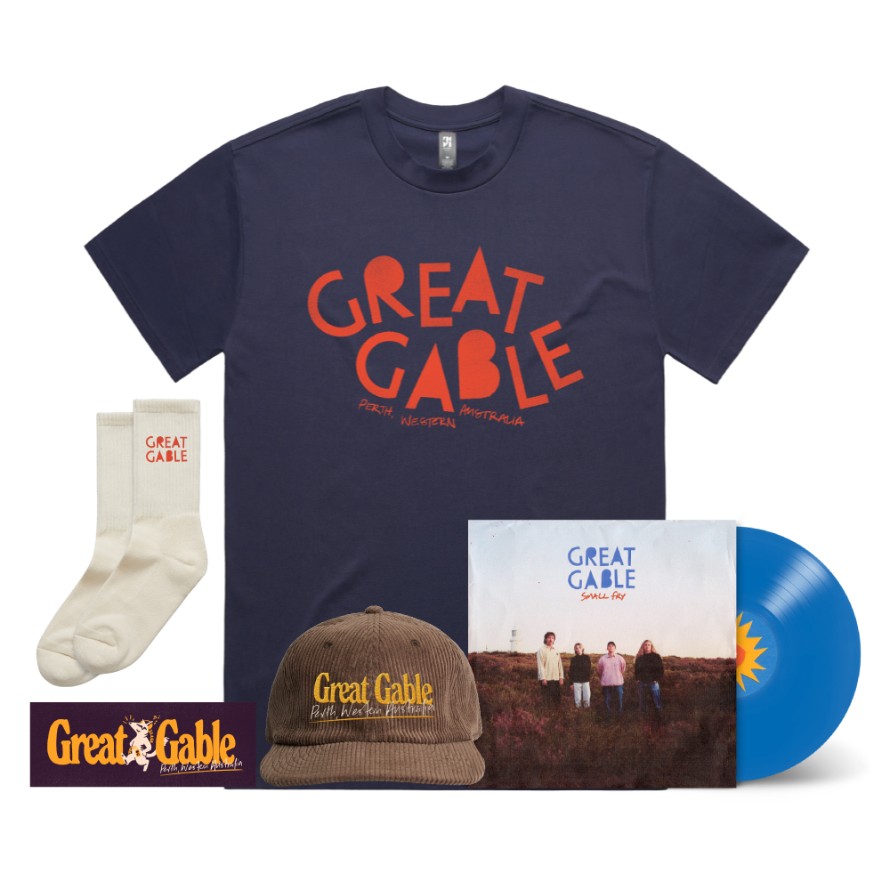 Great Gable / Ultimate Bundle: Small Fry Vinyl, T-Shirt, Cap, Socks & Sticker ***PRE-ORDER***