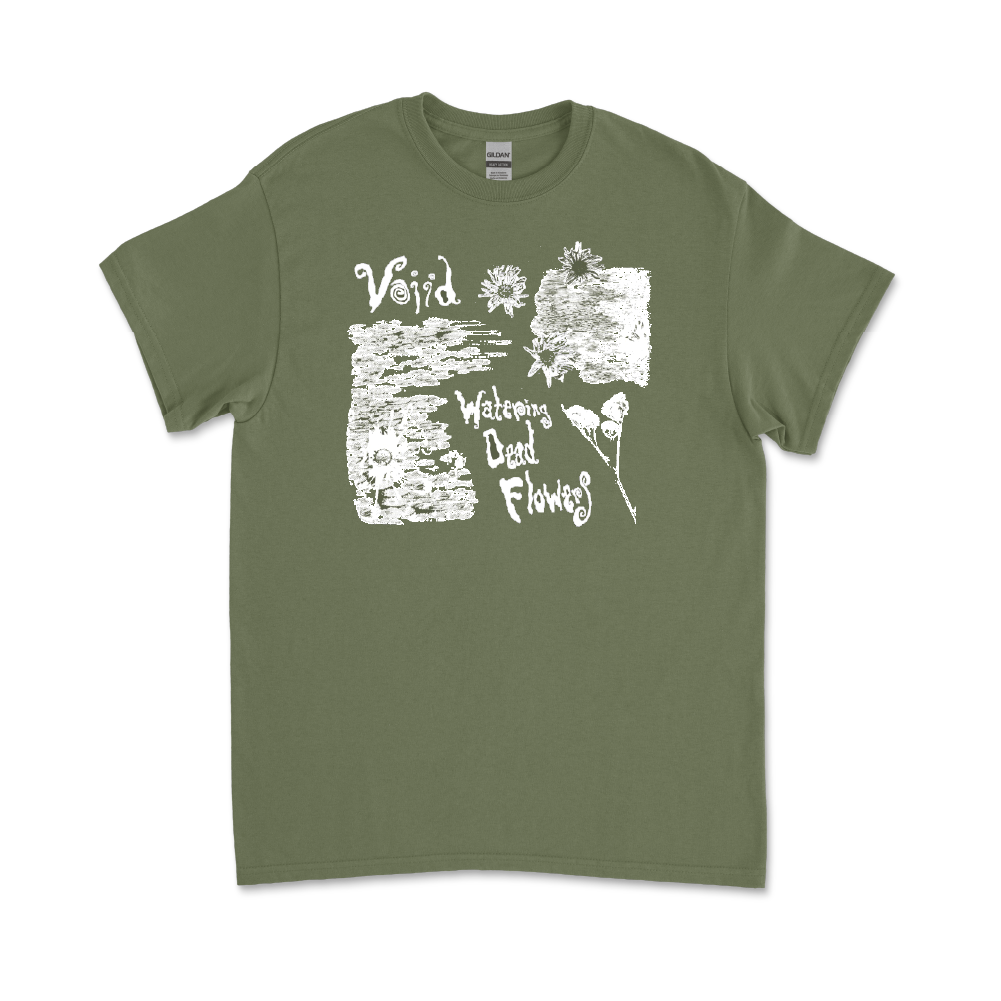 VOIID / Watering Dead Flowers Khaki T Shirt