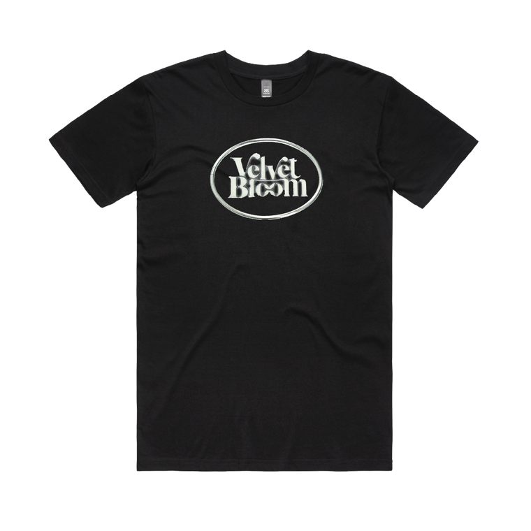 Velvet Bloom / Logo Black T-Shirt