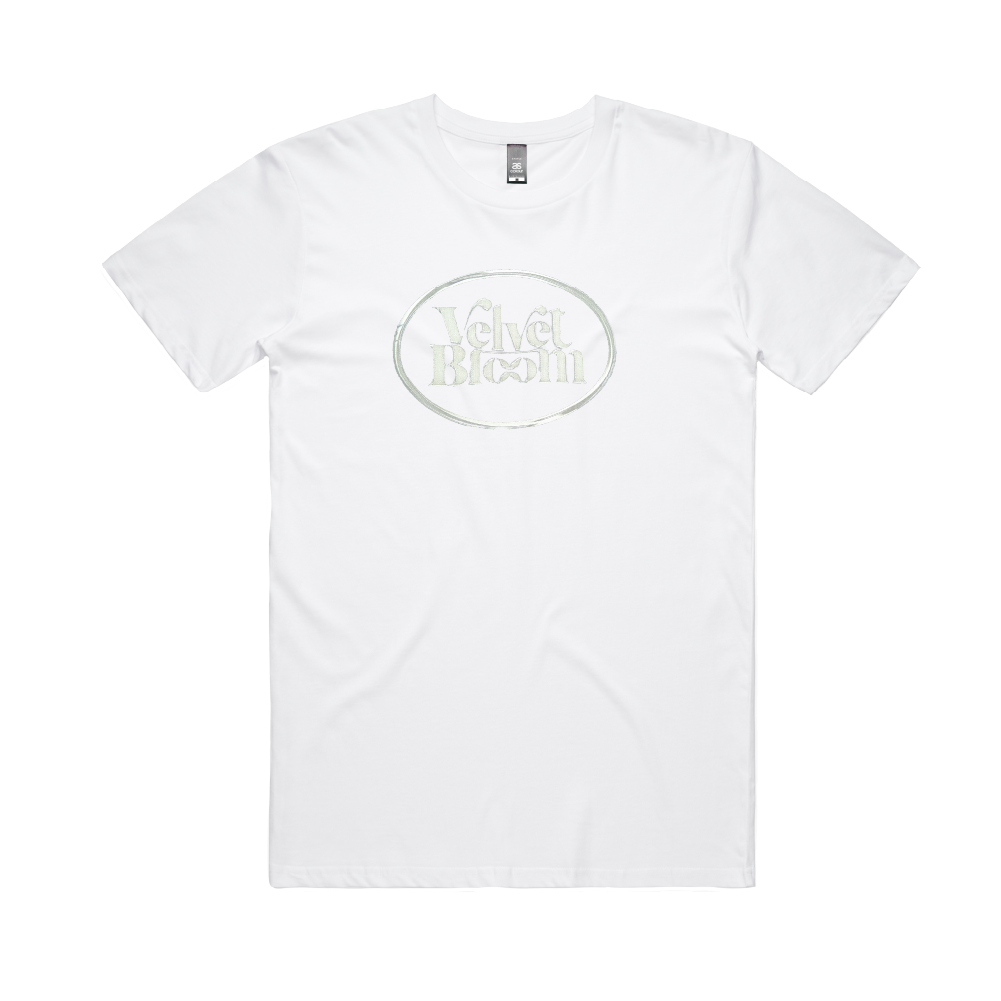 Velvet Bloom / Logo White T-Shirt