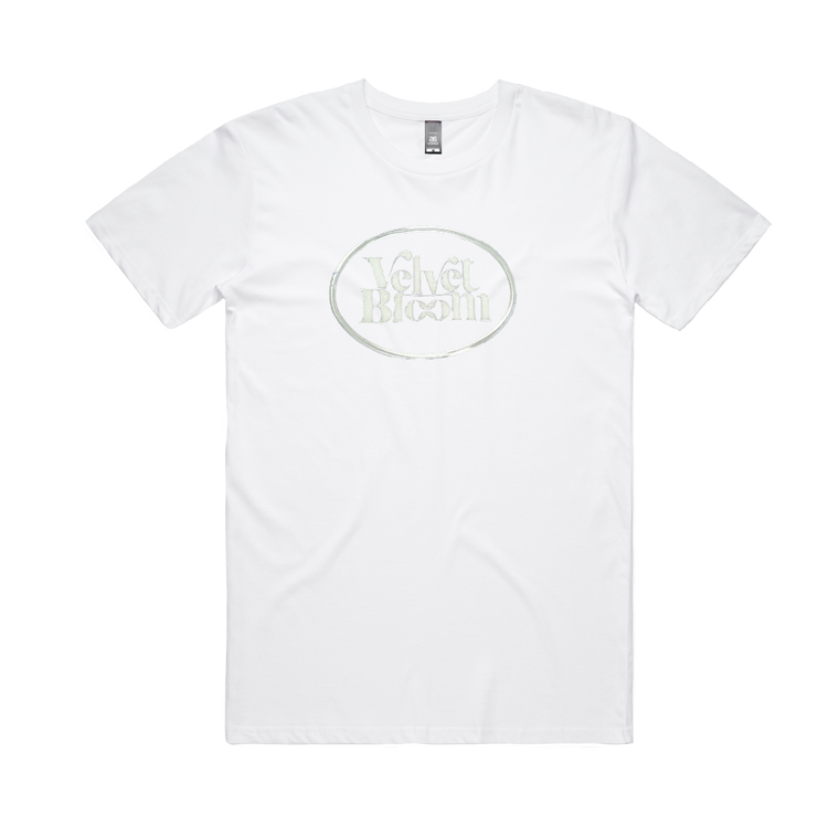 Velvet Bloom / Logo White T-Shirt