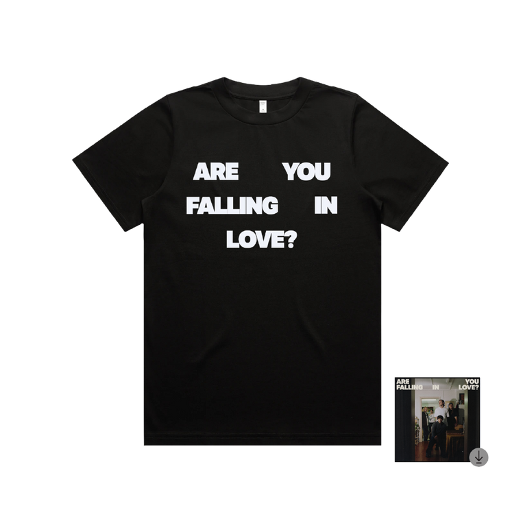 The Velvet Club / Are You Falling In Love? Black Crop Tee & Digital Download ***PRE-ORDER***