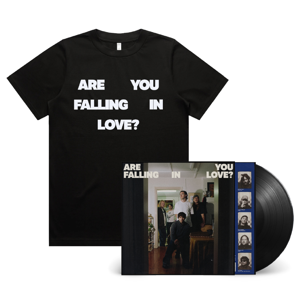 The Velvet Club / Are You Falling In Love? LP Black Vinyl & Black Crop Tee ***PRE-ORDER***