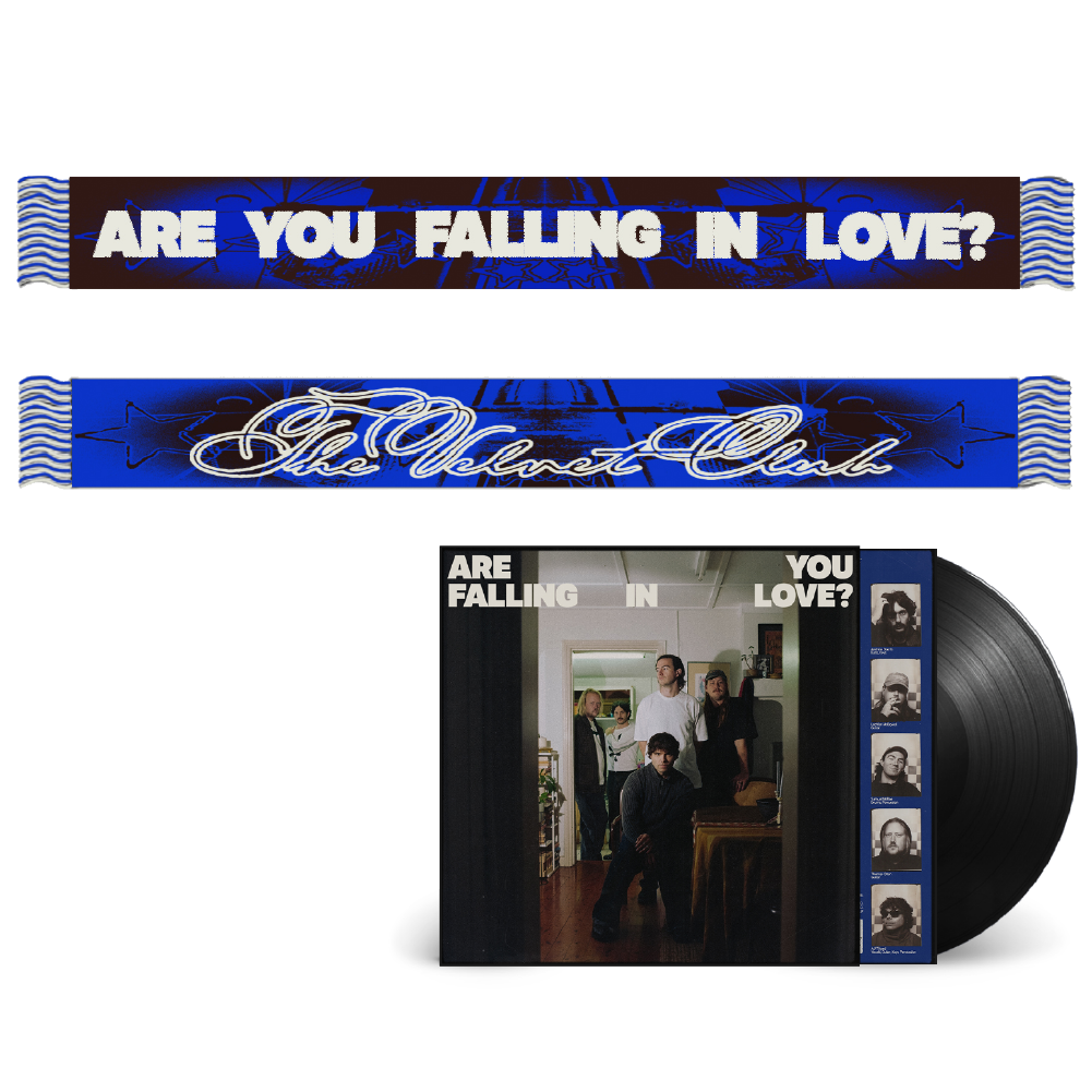 The Velvet Club / Are You Falling In Love? LP Black Vinyl & Scarf ***PRE-ORDER***