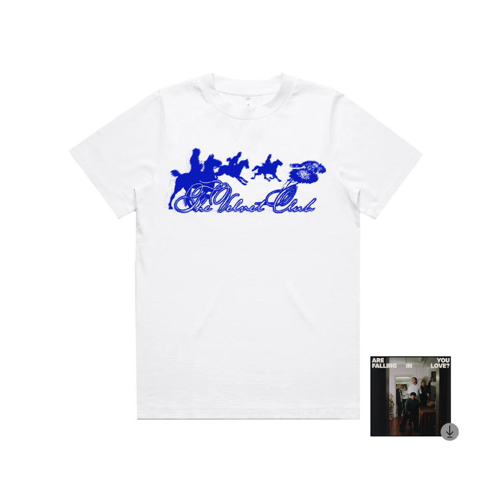 The Velvet Club / Year of the Horse White Crop Tee & Digital Download ***PRE-ORDER***