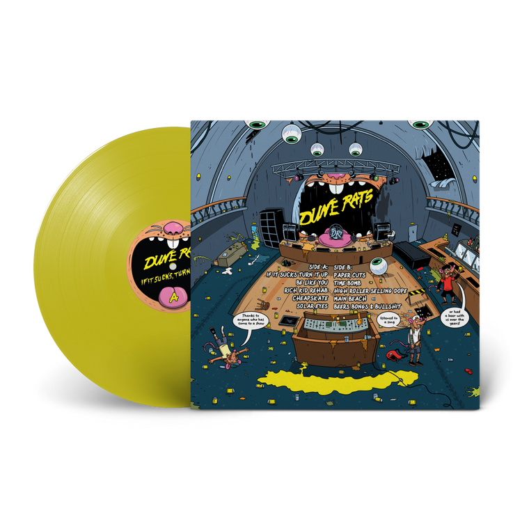 Dune Rats / If It Sucks, Turn It Up LP Opaque Lemon Vinyl