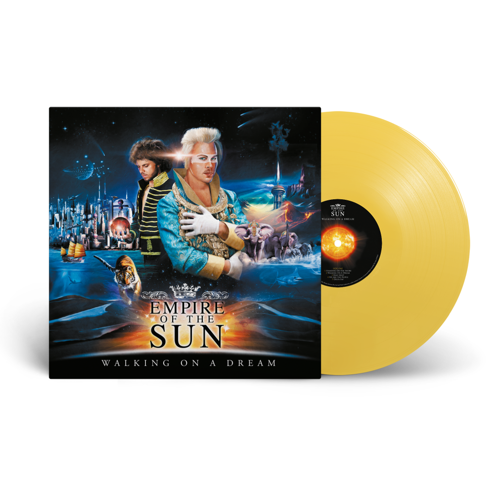 Empire Of The Sun / Walking On A Dream LP Mustard Yellow Vinyl