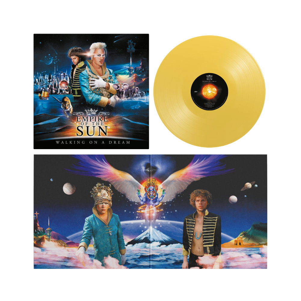 Empire Of The Sun / Walking On A Dream LP Mustard Yellow Vinyl