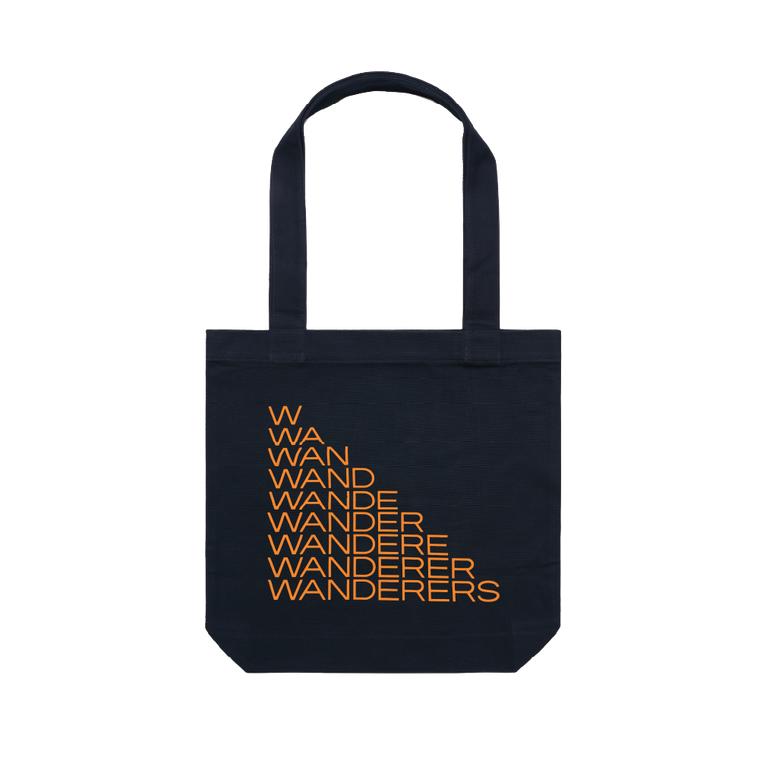Wanderers / Navy Tote