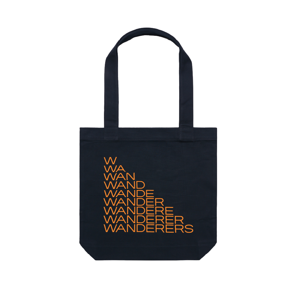 Wanderers / Navy Tote