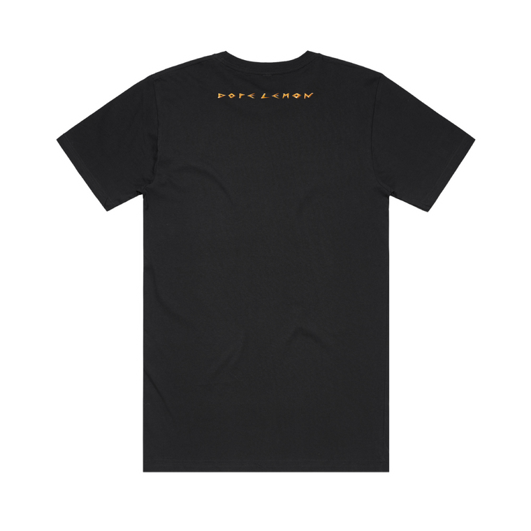 Dope Lemon / Watercolour Black T-shirt