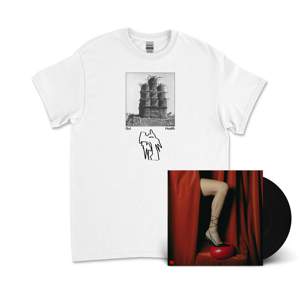 Gut Health / Stiletto LP Vinyl & T-Shirt Bundle