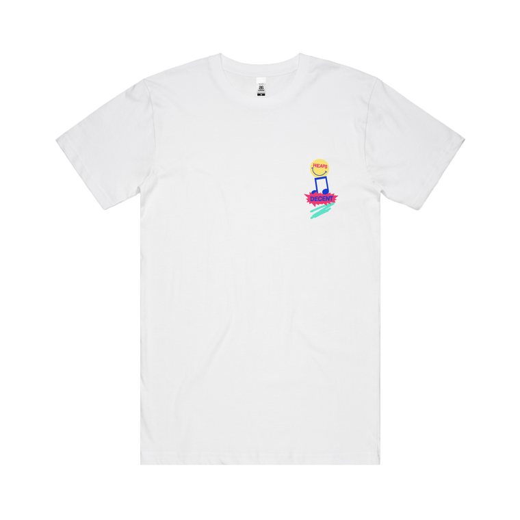 Heaps Decent / White T-Shirt ***PRE-ORDER***