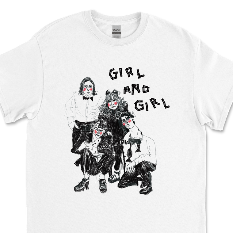 Girl and Girl / White T-Shirt