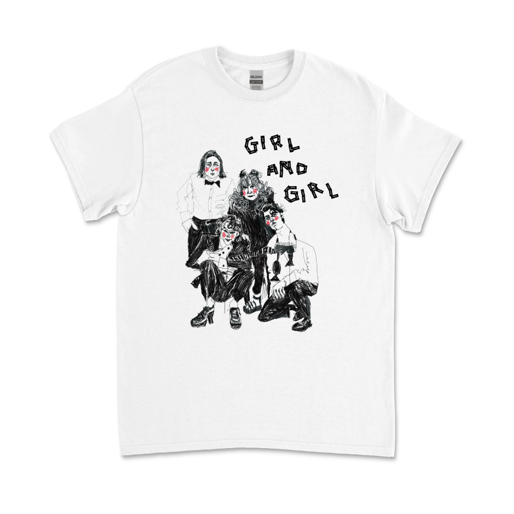 Girl and Girl / White T-Shirt