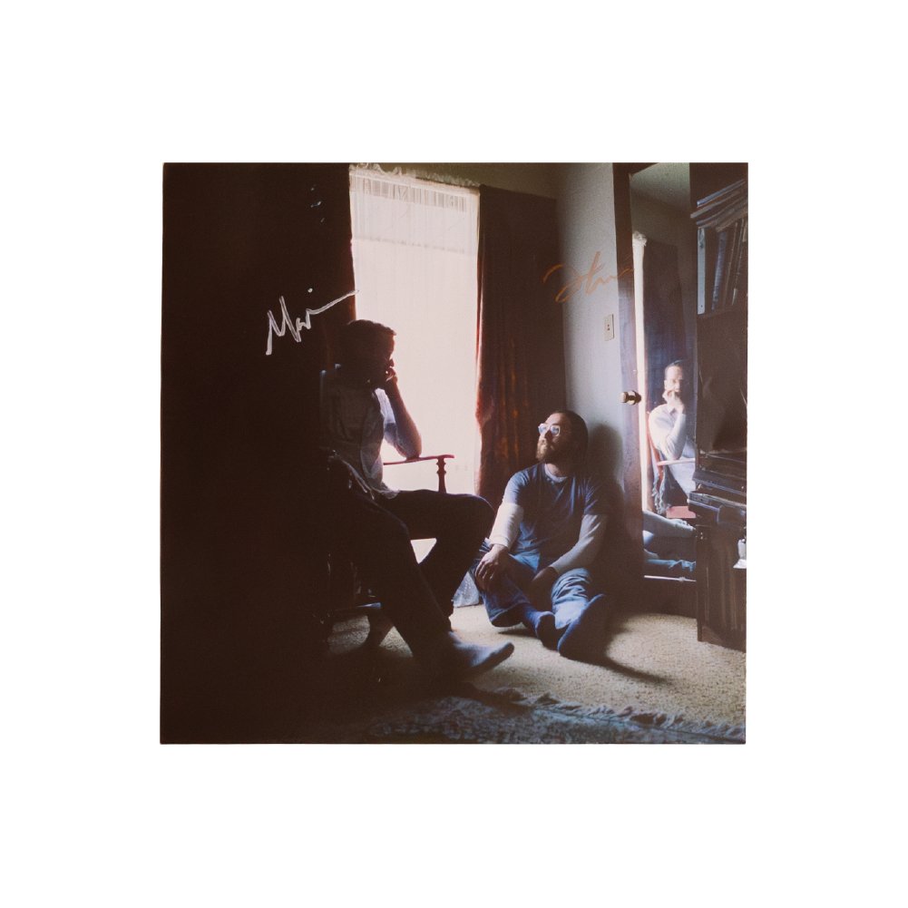 Whitney / Small Talk LP Crimson Moon Vinyl & Cream T-Shirt Bundle