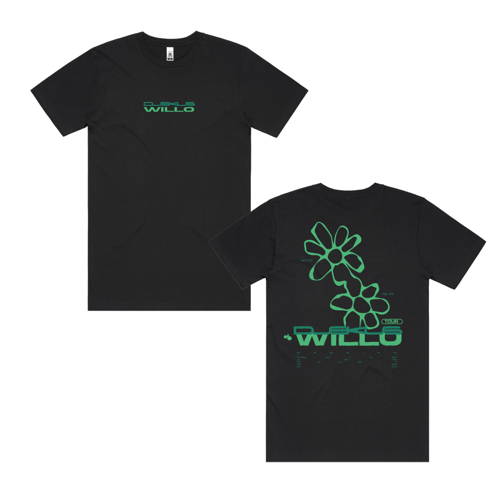 Willo and Duskus Black Tee