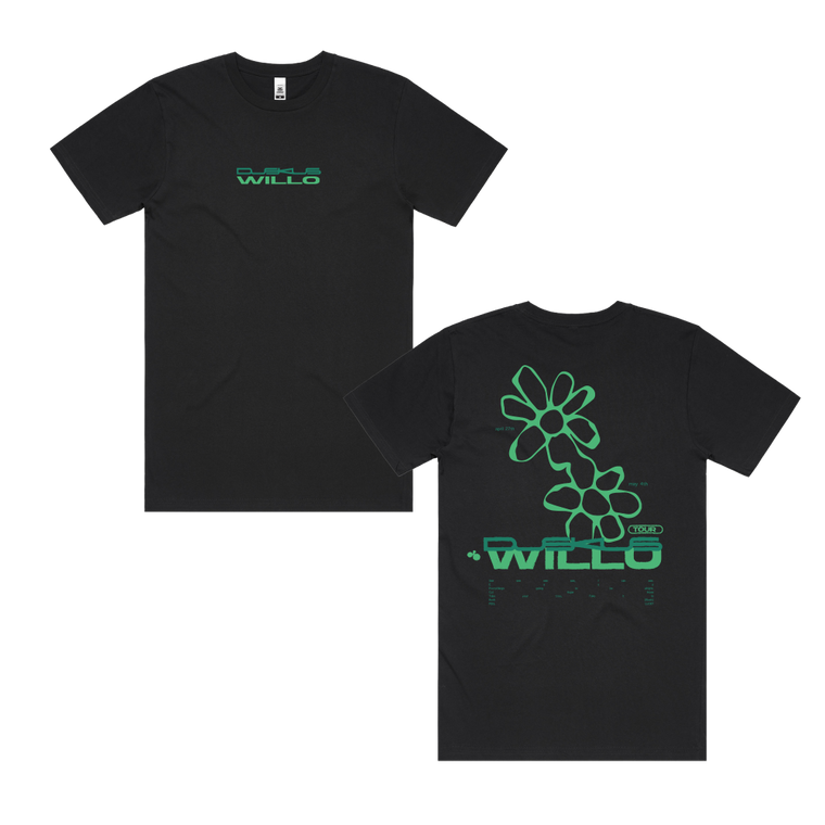 Willo and Duskus Black Tee