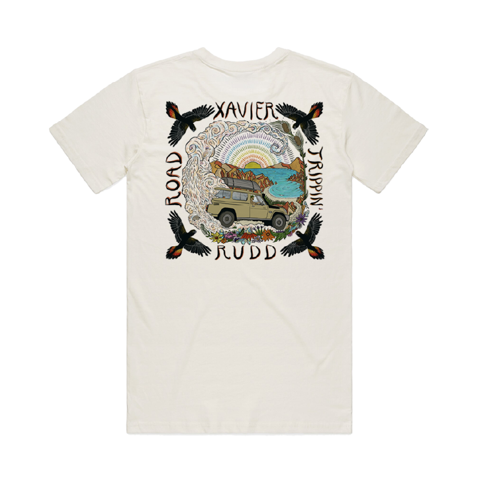 Xavier Rudd / Road Trippin' Sandstone Tee