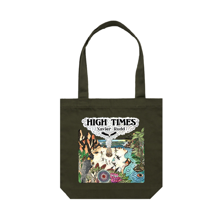 Xavier Rudd / High Times Army Green Tote