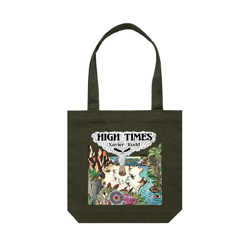 Xavier Rudd / High Times Army Green Tote