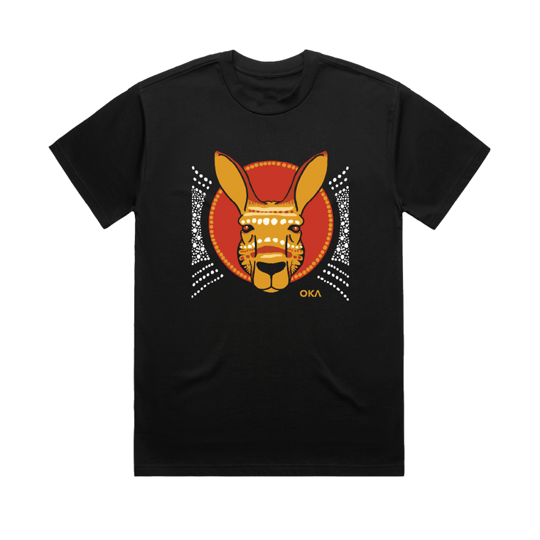 OKA / Roo Black T-Shirt