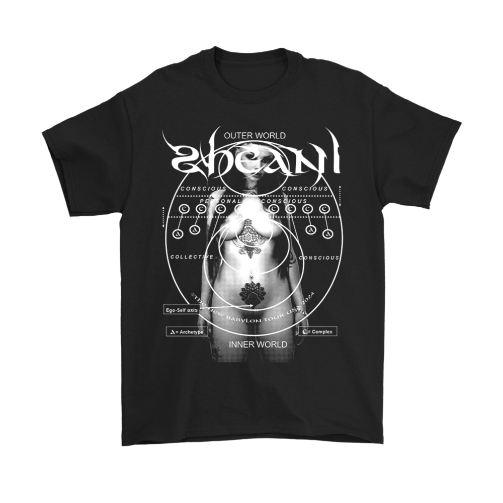 Zheani / Body Tour Dates Black T-Shirt