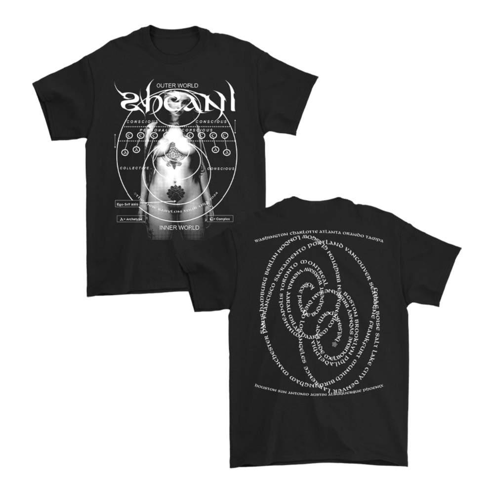 Zheani / Body Tour Dates Black T-Shirt