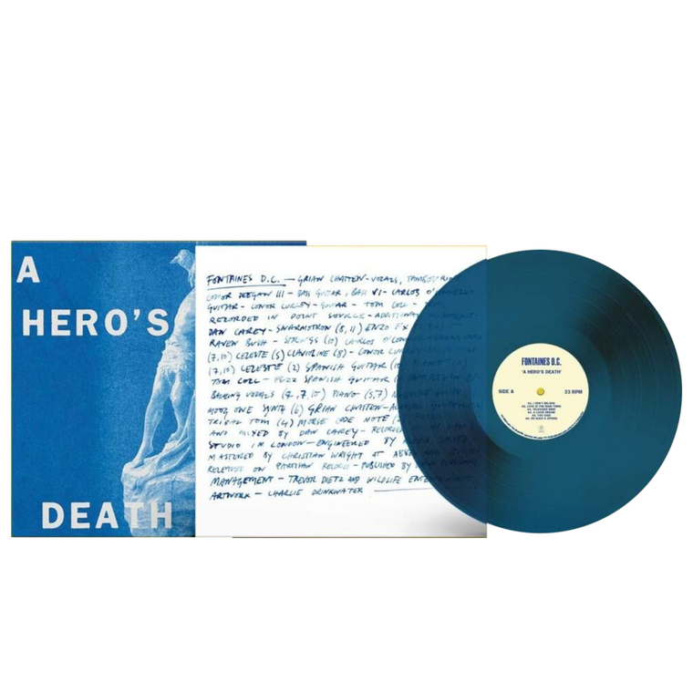 Fontaines D.C. / A Hero's Death LP Limited Midnight Blue Vinyl