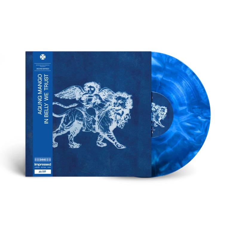 Agung Mango / In Belly We Trust LP Blue & White Marble Vinyl