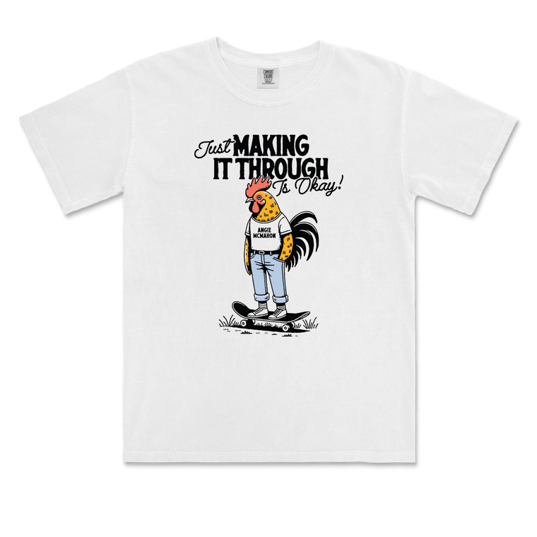 Angie McMahon / Making It Through T-Shirt White ***PRE-ORDER***