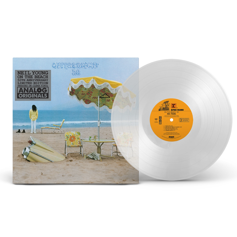 Neil Young / On The Beach 50 LP Clear Vinyl