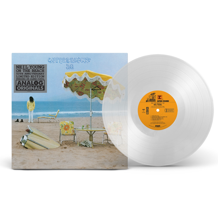 Neil Young / On The Beach 50 LP Clear Vinyl