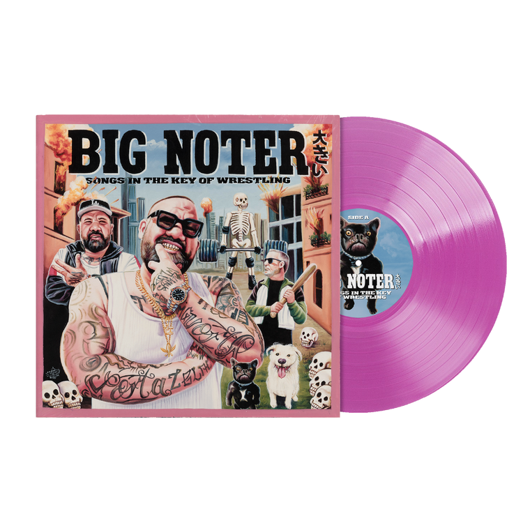 Big Noter / Songs In The Key Of Wrestling LP Hot Pink Vinyl ***PRE-ORDER***