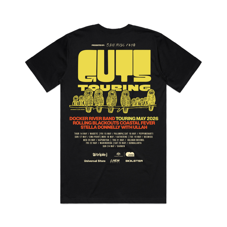 Guts Touring / Black T-Shirt