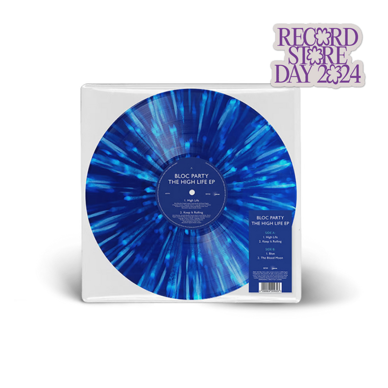 Bloc Party / The High Life LP Blue Splatter Vinyl RSD 2024